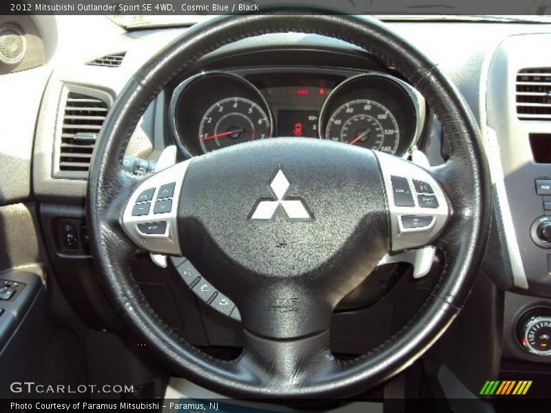 Cosmic Blue / Black 2012 Mitsubishi Outlander Sport SE 4WD