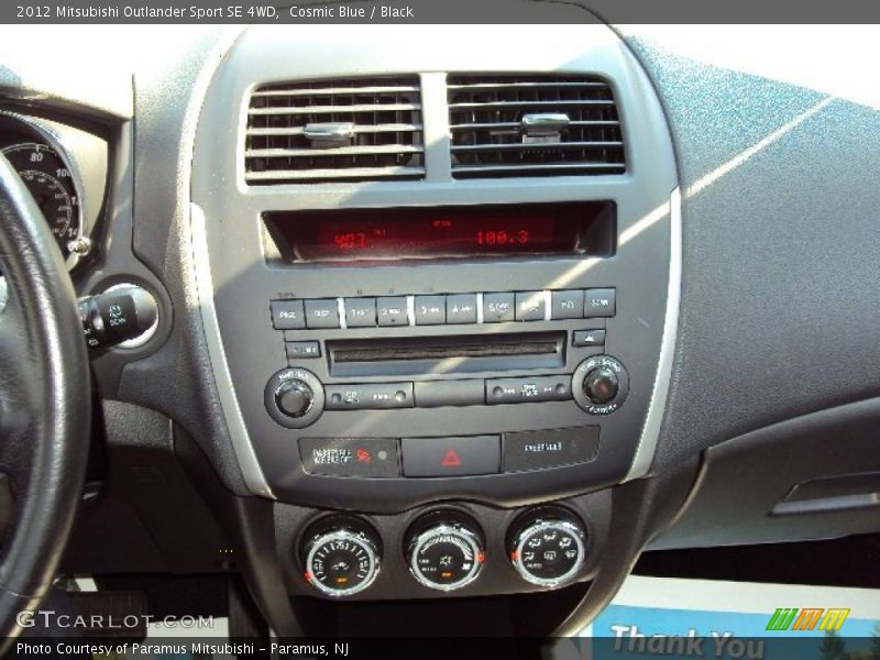 Cosmic Blue / Black 2012 Mitsubishi Outlander Sport SE 4WD