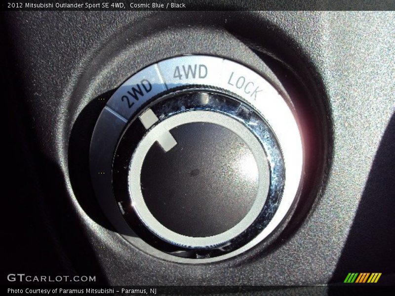 Cosmic Blue / Black 2012 Mitsubishi Outlander Sport SE 4WD