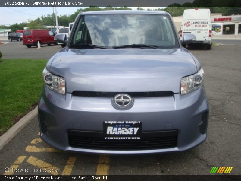 Stingray Metallic / Dark Gray 2012 Scion xB
