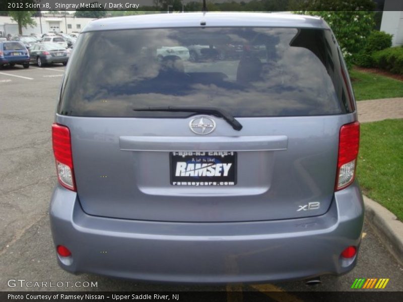 Stingray Metallic / Dark Gray 2012 Scion xB