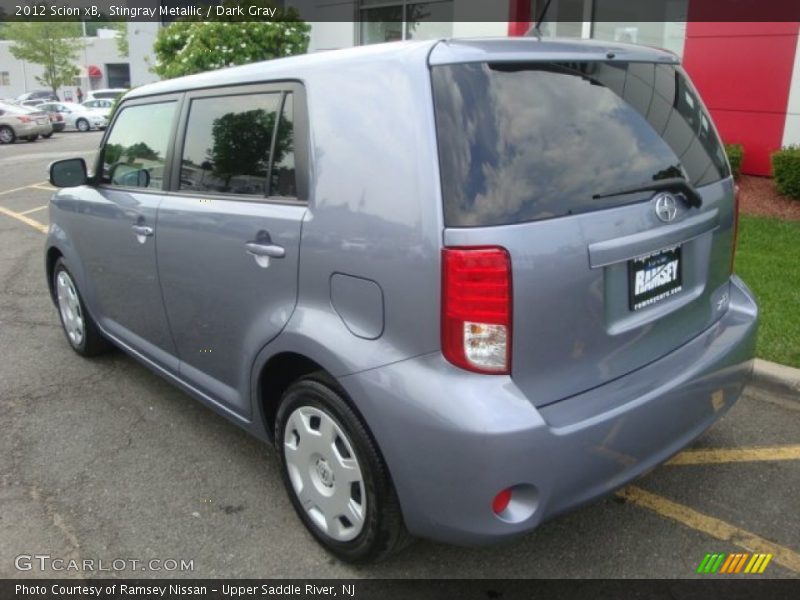 Stingray Metallic / Dark Gray 2012 Scion xB
