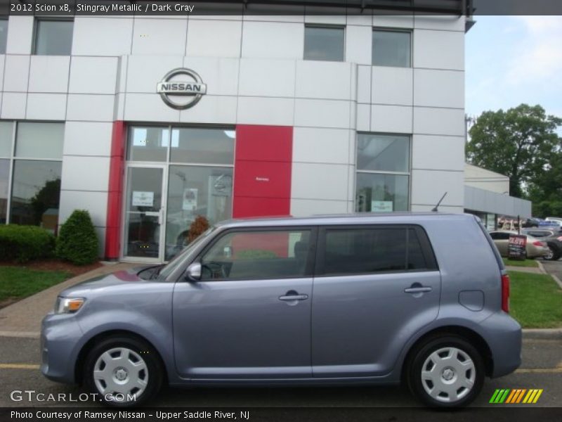 Stingray Metallic / Dark Gray 2012 Scion xB