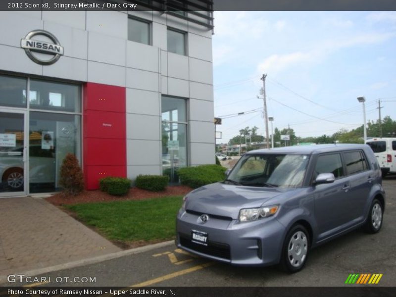 Stingray Metallic / Dark Gray 2012 Scion xB