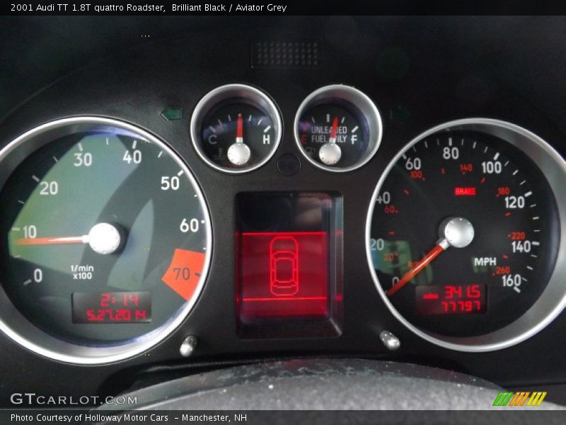  2001 TT 1.8T quattro Roadster 1.8T quattro Roadster Gauges