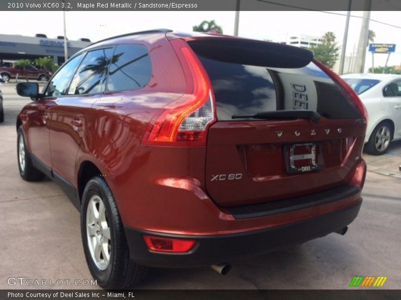 Maple Red Metallic / Sandstone/Espresso 2010 Volvo XC60 3.2