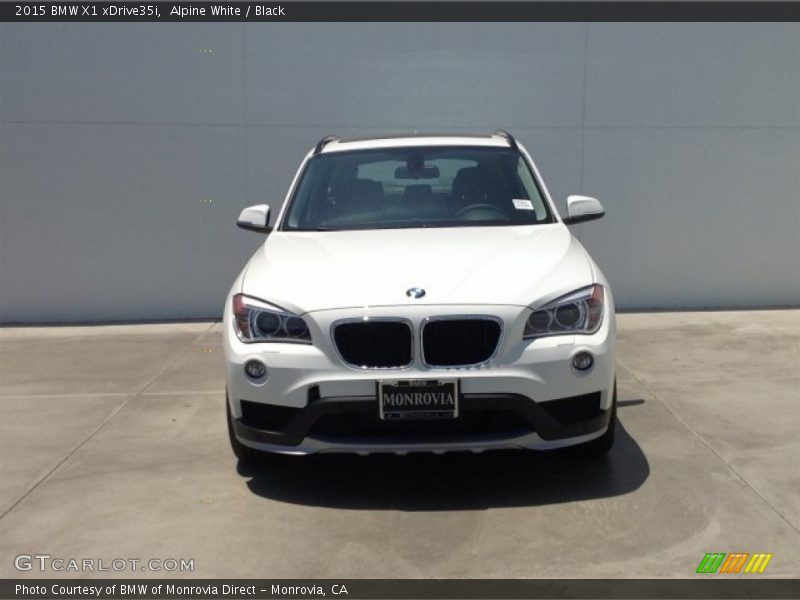 Alpine White / Black 2015 BMW X1 xDrive35i