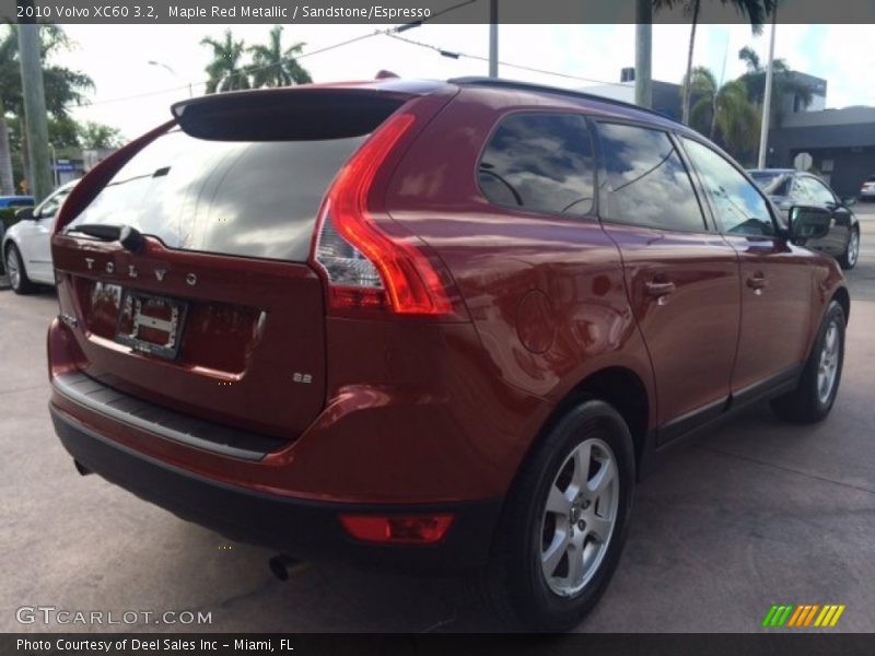 Maple Red Metallic / Sandstone/Espresso 2010 Volvo XC60 3.2