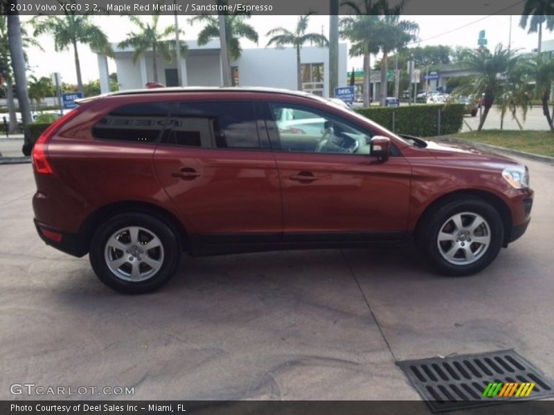 Maple Red Metallic / Sandstone/Espresso 2010 Volvo XC60 3.2