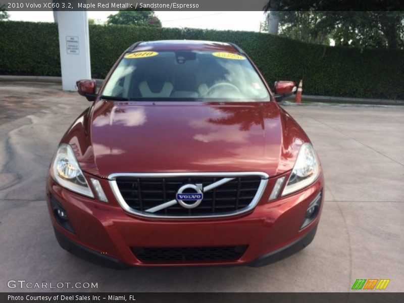 Maple Red Metallic / Sandstone/Espresso 2010 Volvo XC60 3.2