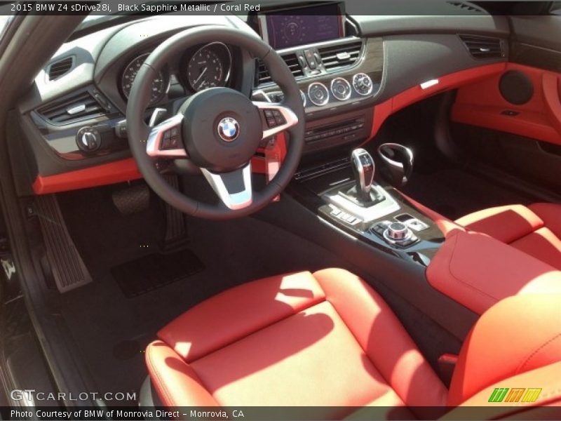  2015 Z4 sDrive28i Coral Red Interior