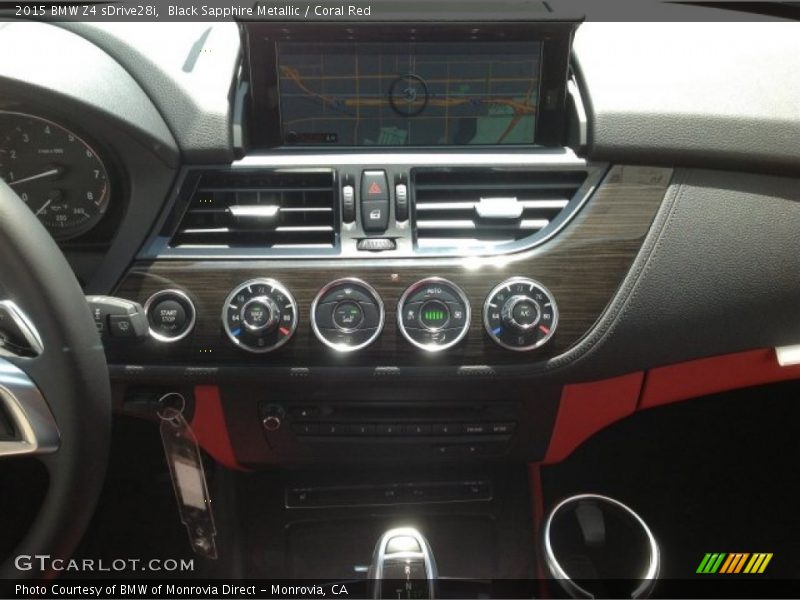 Controls of 2015 Z4 sDrive28i