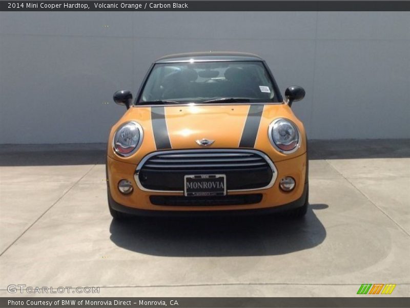 Volcanic Orange / Carbon Black 2014 Mini Cooper Hardtop