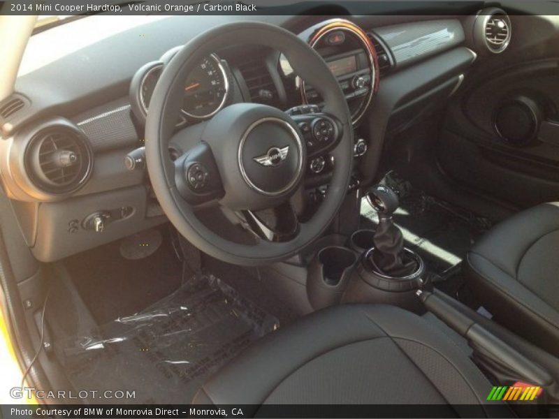 Volcanic Orange / Carbon Black 2014 Mini Cooper Hardtop