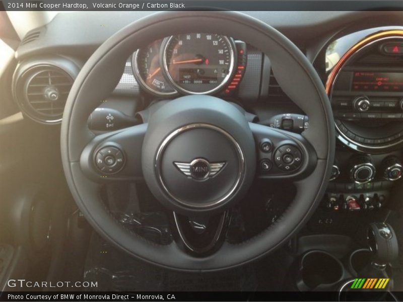 Volcanic Orange / Carbon Black 2014 Mini Cooper Hardtop