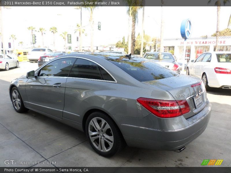 Palladium Silver Metallic / Black 2011 Mercedes-Benz E 350 Coupe