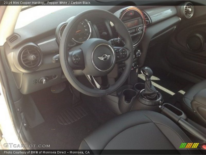 Pepper White / Carbon Black 2014 Mini Cooper Hardtop