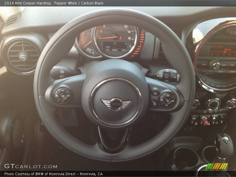 Pepper White / Carbon Black 2014 Mini Cooper Hardtop