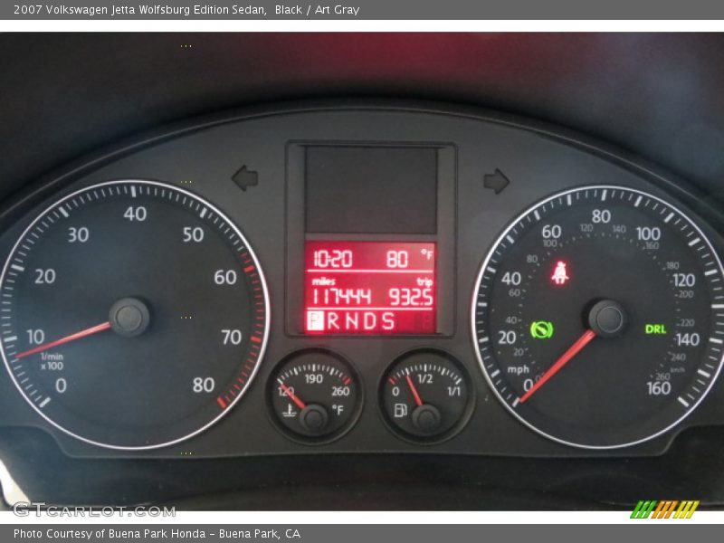 Black / Art Gray 2007 Volkswagen Jetta Wolfsburg Edition Sedan