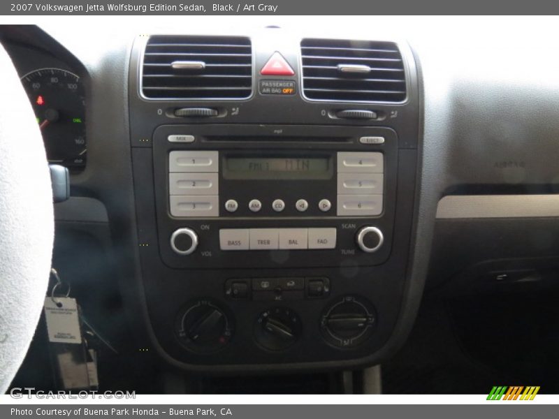 Black / Art Gray 2007 Volkswagen Jetta Wolfsburg Edition Sedan