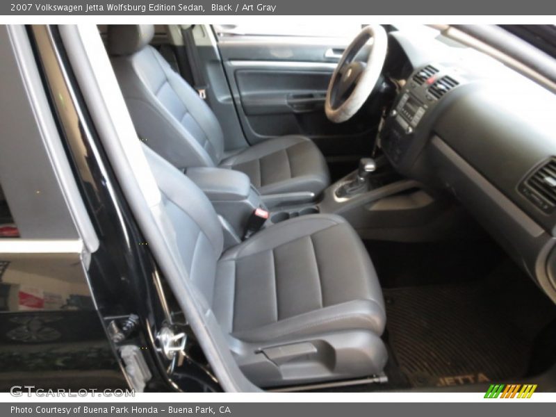 Black / Art Gray 2007 Volkswagen Jetta Wolfsburg Edition Sedan