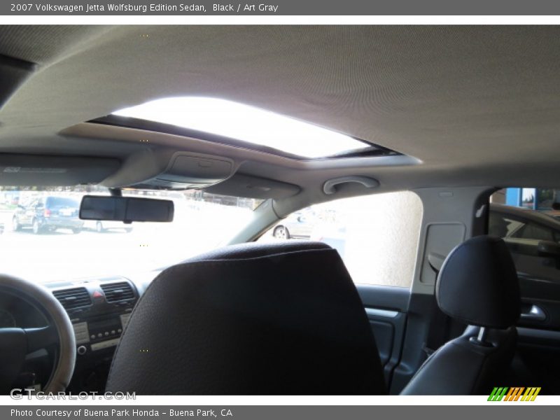 Black / Art Gray 2007 Volkswagen Jetta Wolfsburg Edition Sedan