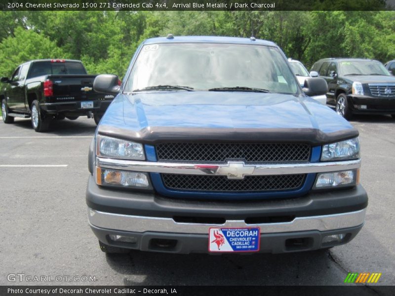 Arrival Blue Metallic / Dark Charcoal 2004 Chevrolet Silverado 1500 Z71 Extended Cab 4x4
