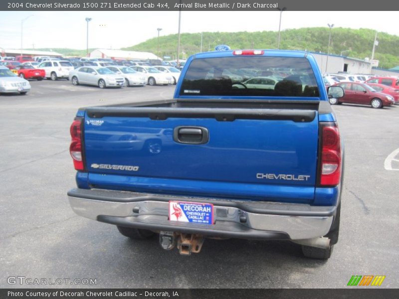 Arrival Blue Metallic / Dark Charcoal 2004 Chevrolet Silverado 1500 Z71 Extended Cab 4x4