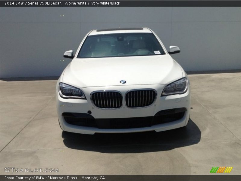 Alpine White / Ivory White/Black 2014 BMW 7 Series 750Li Sedan