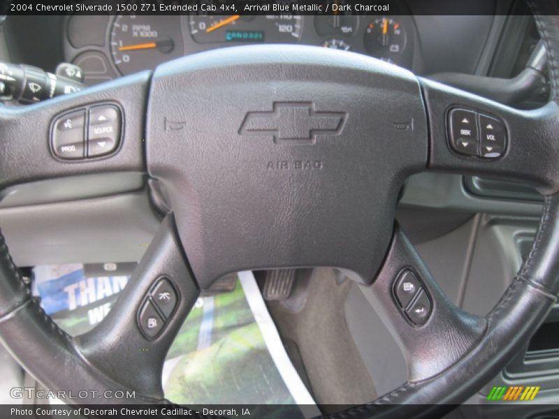Arrival Blue Metallic / Dark Charcoal 2004 Chevrolet Silverado 1500 Z71 Extended Cab 4x4