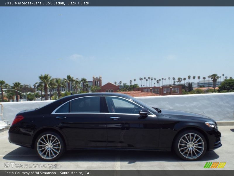 Black / Black 2015 Mercedes-Benz S 550 Sedan