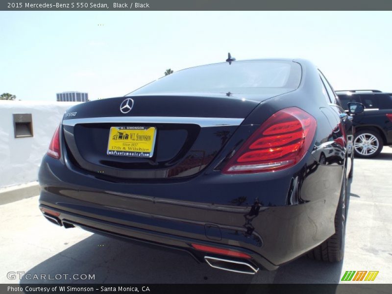 Black / Black 2015 Mercedes-Benz S 550 Sedan