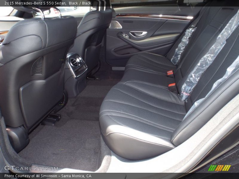 Black / Black 2015 Mercedes-Benz S 550 Sedan