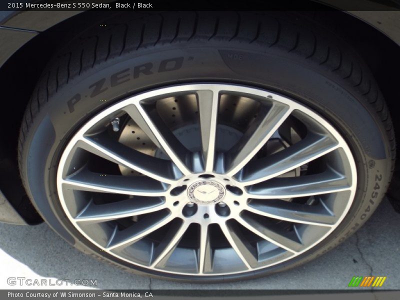 Black / Black 2015 Mercedes-Benz S 550 Sedan