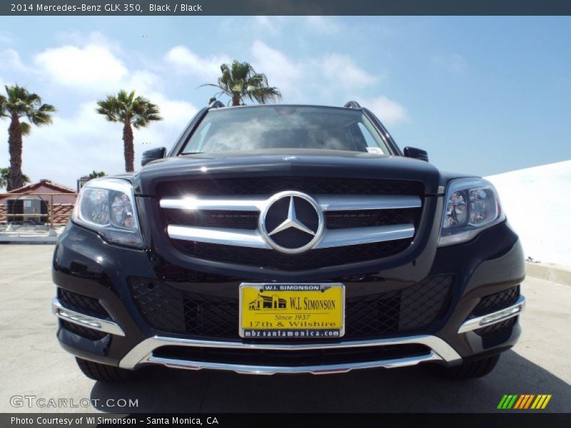 Black / Black 2014 Mercedes-Benz GLK 350