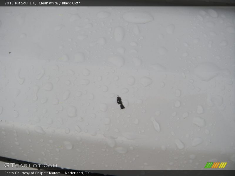 Clear White / Black Cloth 2013 Kia Soul 1.6