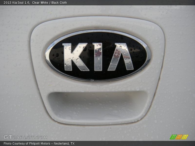 Clear White / Black Cloth 2013 Kia Soul 1.6