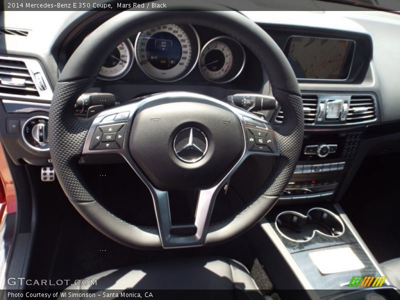 Mars Red / Black 2014 Mercedes-Benz E 350 Coupe