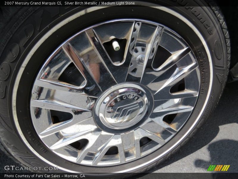 Silver Birch Metallic / Medium Light Stone 2007 Mercury Grand Marquis GS