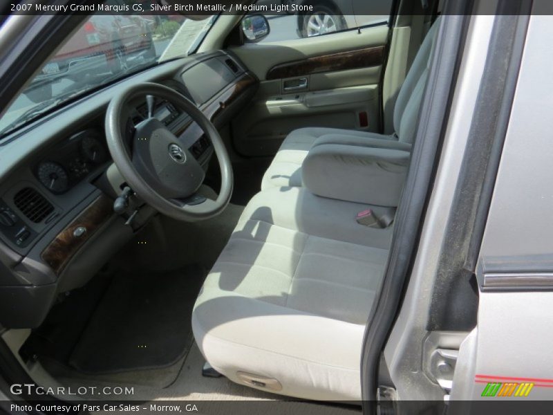 Silver Birch Metallic / Medium Light Stone 2007 Mercury Grand Marquis GS