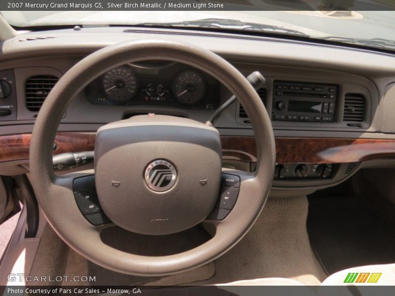 Silver Birch Metallic / Medium Light Stone 2007 Mercury Grand Marquis GS