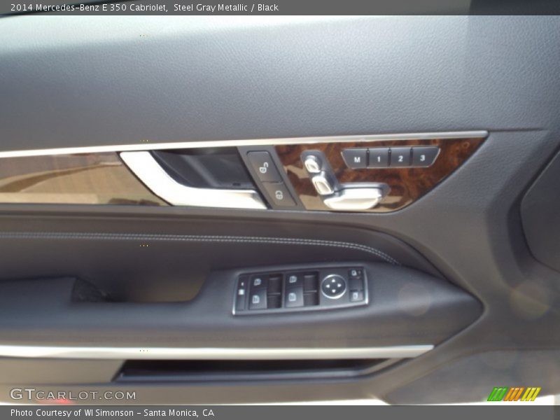 Steel Gray Metallic / Black 2014 Mercedes-Benz E 350 Cabriolet