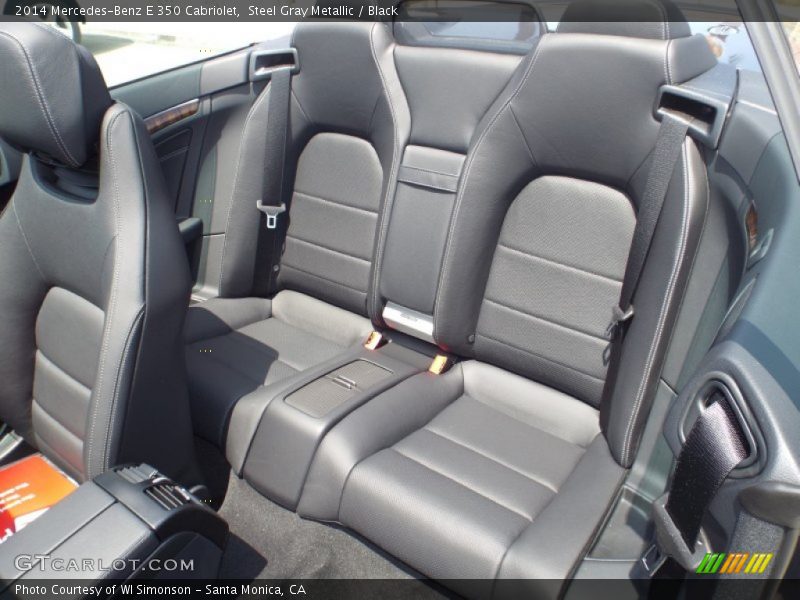 Steel Gray Metallic / Black 2014 Mercedes-Benz E 350 Cabriolet