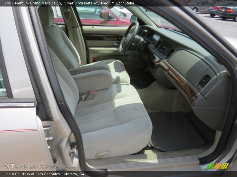 Silver Birch Metallic / Medium Light Stone 2007 Mercury Grand Marquis GS