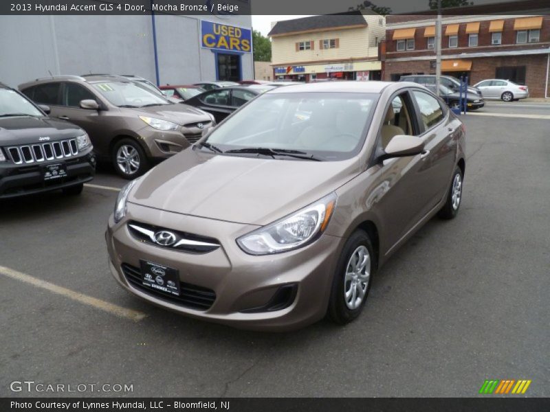 Mocha Bronze / Beige 2013 Hyundai Accent GLS 4 Door