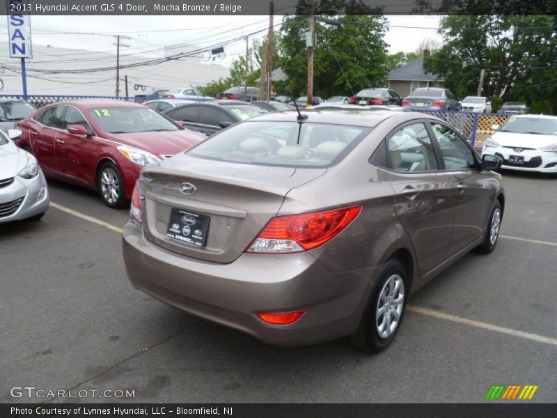 Mocha Bronze / Beige 2013 Hyundai Accent GLS 4 Door