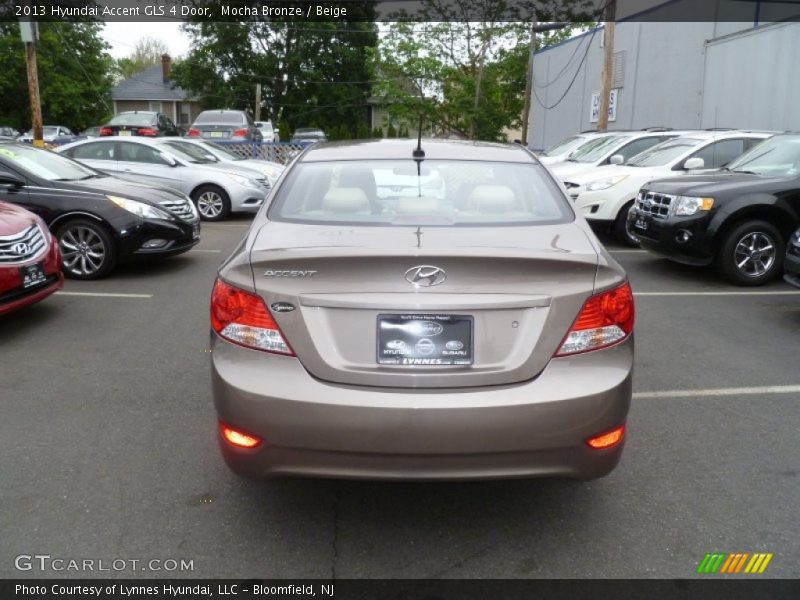 Mocha Bronze / Beige 2013 Hyundai Accent GLS 4 Door
