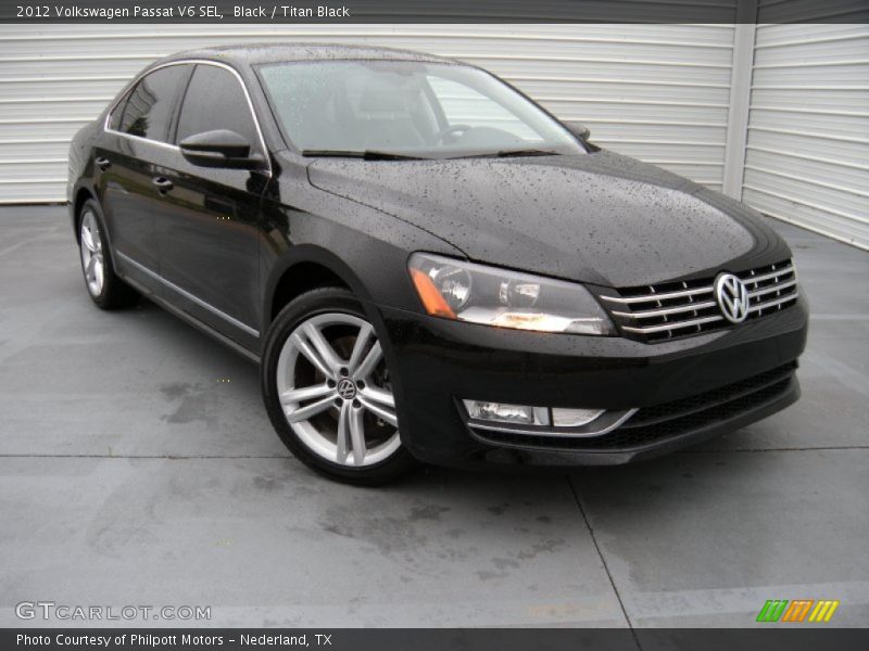 Black / Titan Black 2012 Volkswagen Passat V6 SEL