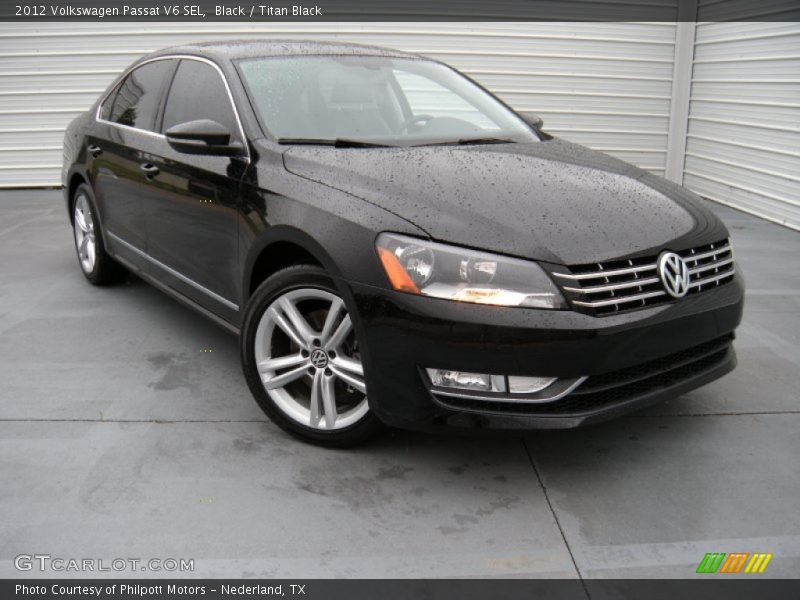 Black / Titan Black 2012 Volkswagen Passat V6 SEL