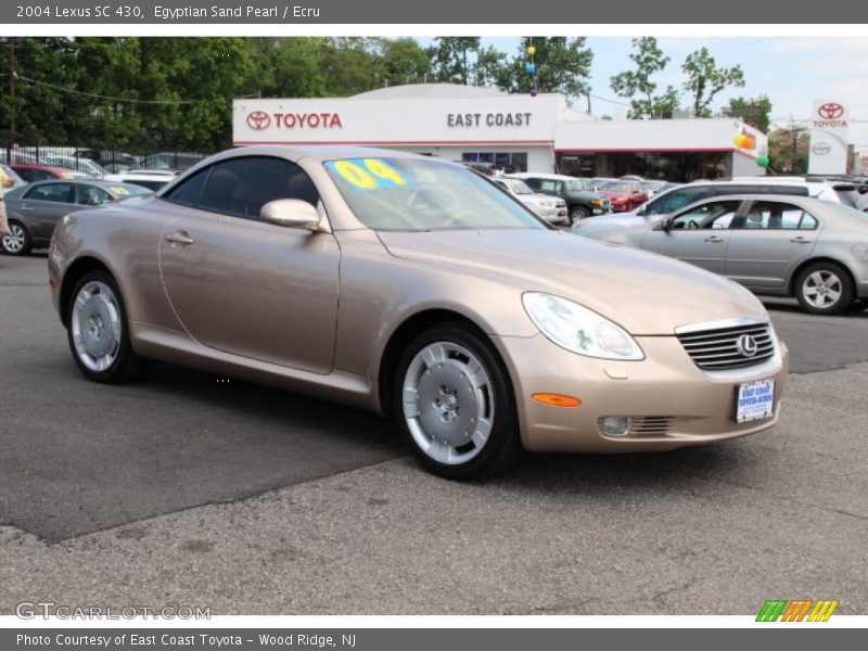 Egyptian Sand Pearl / Ecru 2004 Lexus SC 430